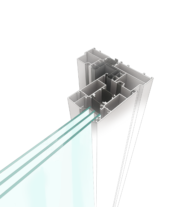 Portes coulissantes aluminium Kolos