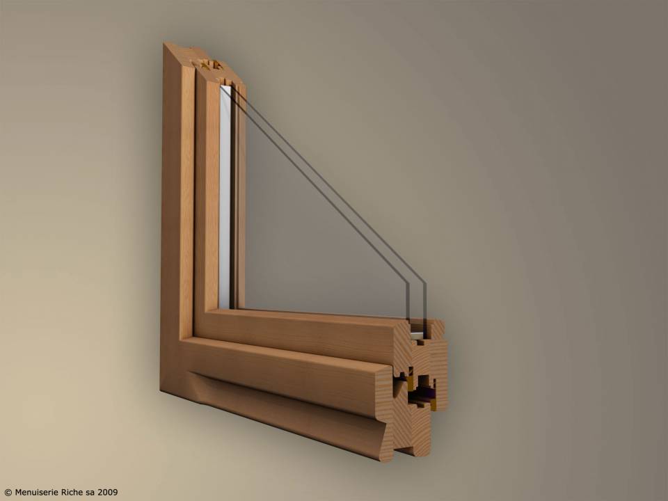 Châssis en bois et bois-alu 60 mm